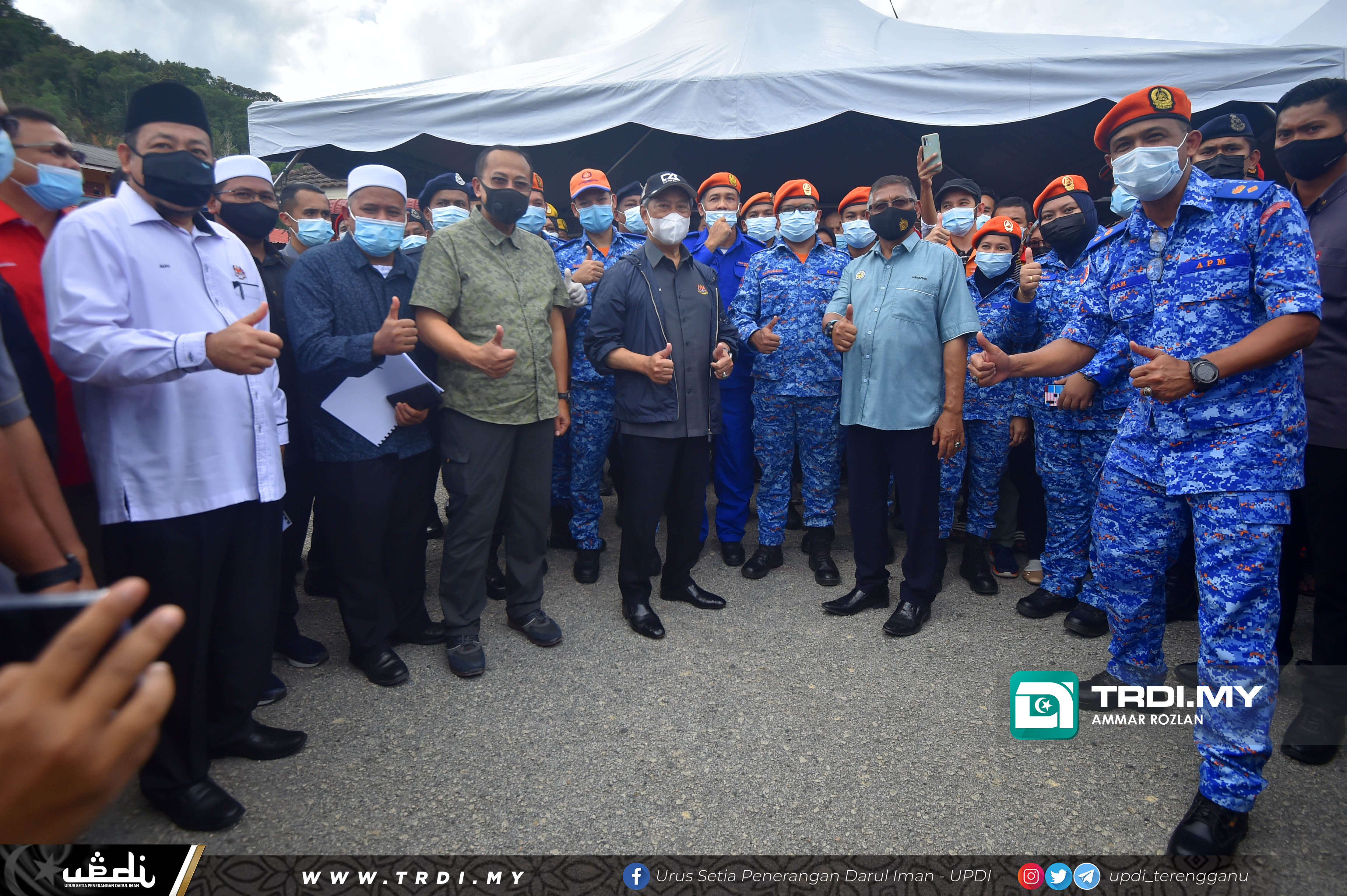 Lawatan Kerja Perdana Menteri, Tan Sri Muhyiddin Yassin Sempena Banjir ke PPS SK Bukit Mentok, Kemaman.