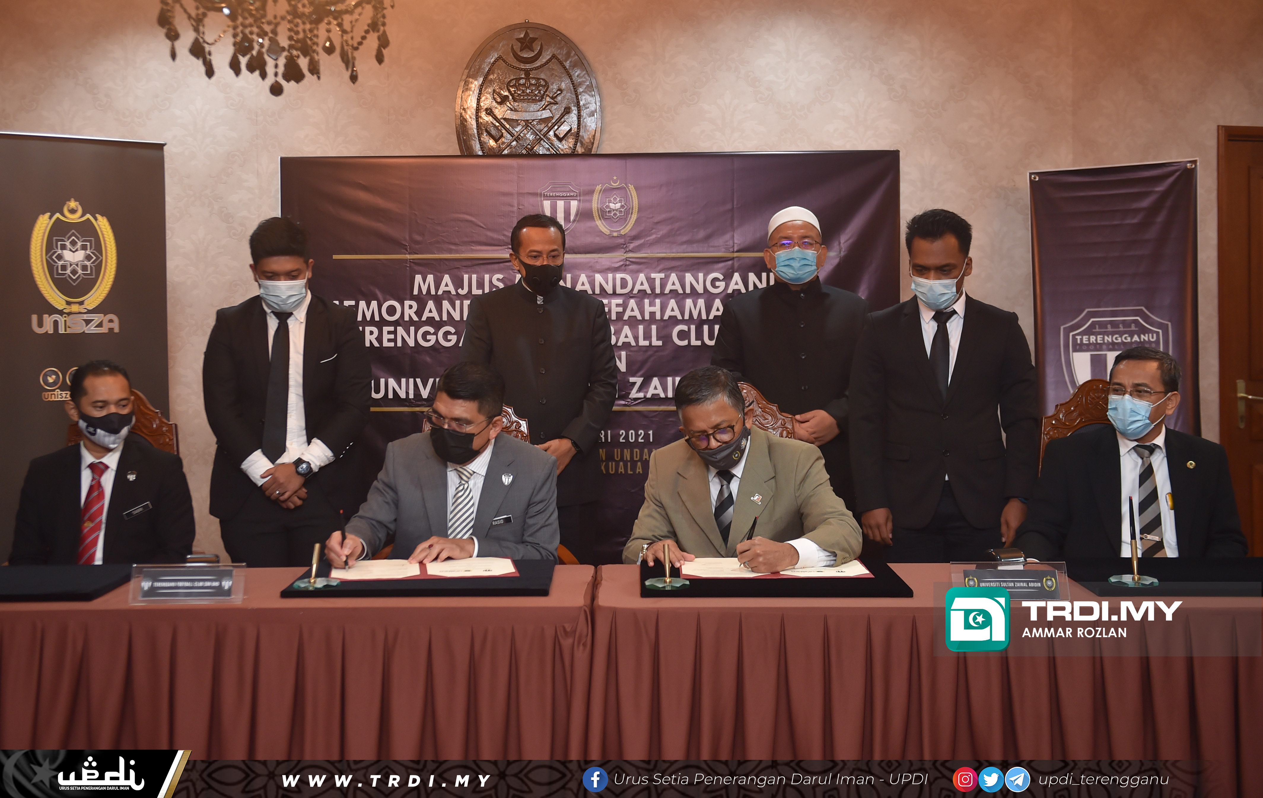 Majlis Menandatangani MOU Antara Terengganu Football Club Sdn Bhd Dan Universiti Sultan Zainal Abidin