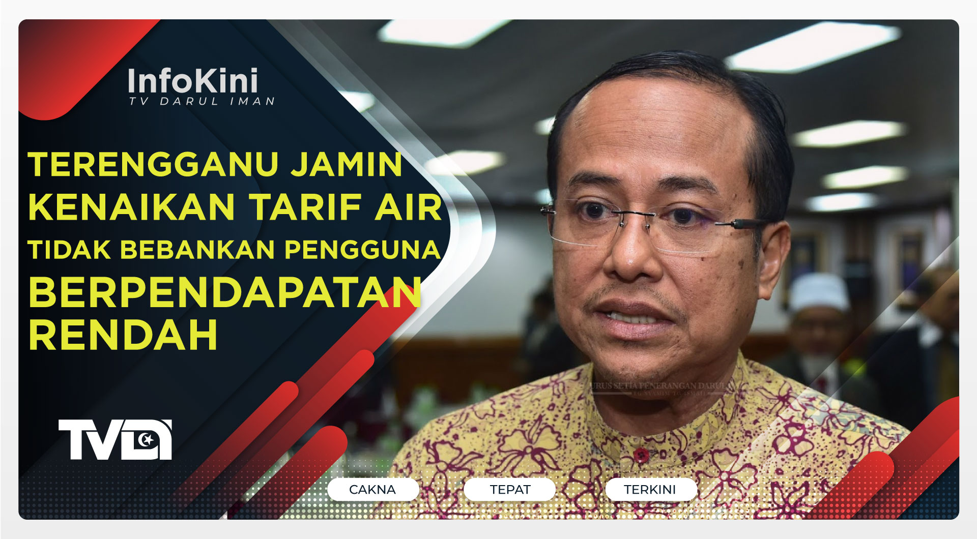 Terengganu Jamin Kenaikan Tarif Air Tidak Bebankan Pengguna Berpendapatan Rendah