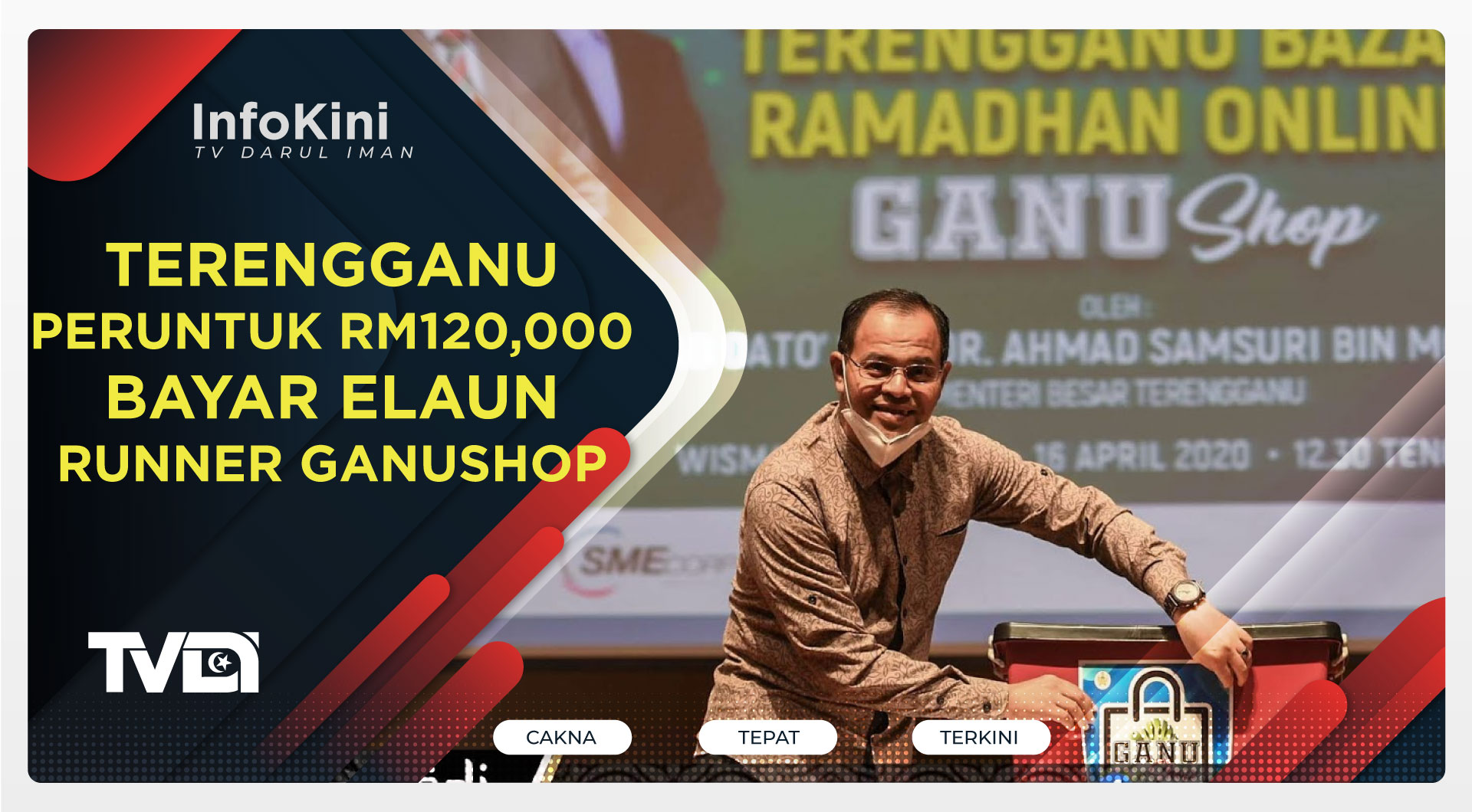 Terengganu Peruntuk RM120,000 Bayar Elaun Runner GanuShop