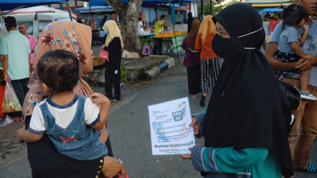 Usaha Cari Daftar Pemilih Di Lokasi Tumpuan