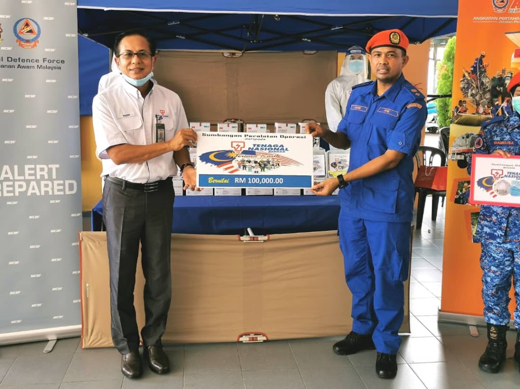 TNB Sumbang RM100 Ribu Untuk Sekretariat Pengurusan Bencana Terengganu