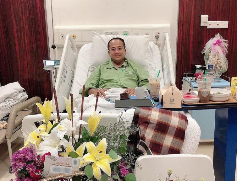 MB Terengganu Bertugas Dari Katil