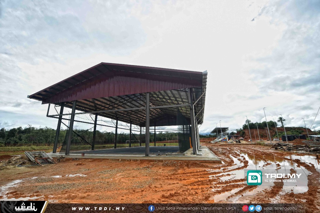 Kompleks Sukan Hulu Terengganu Siap 70 Peratus