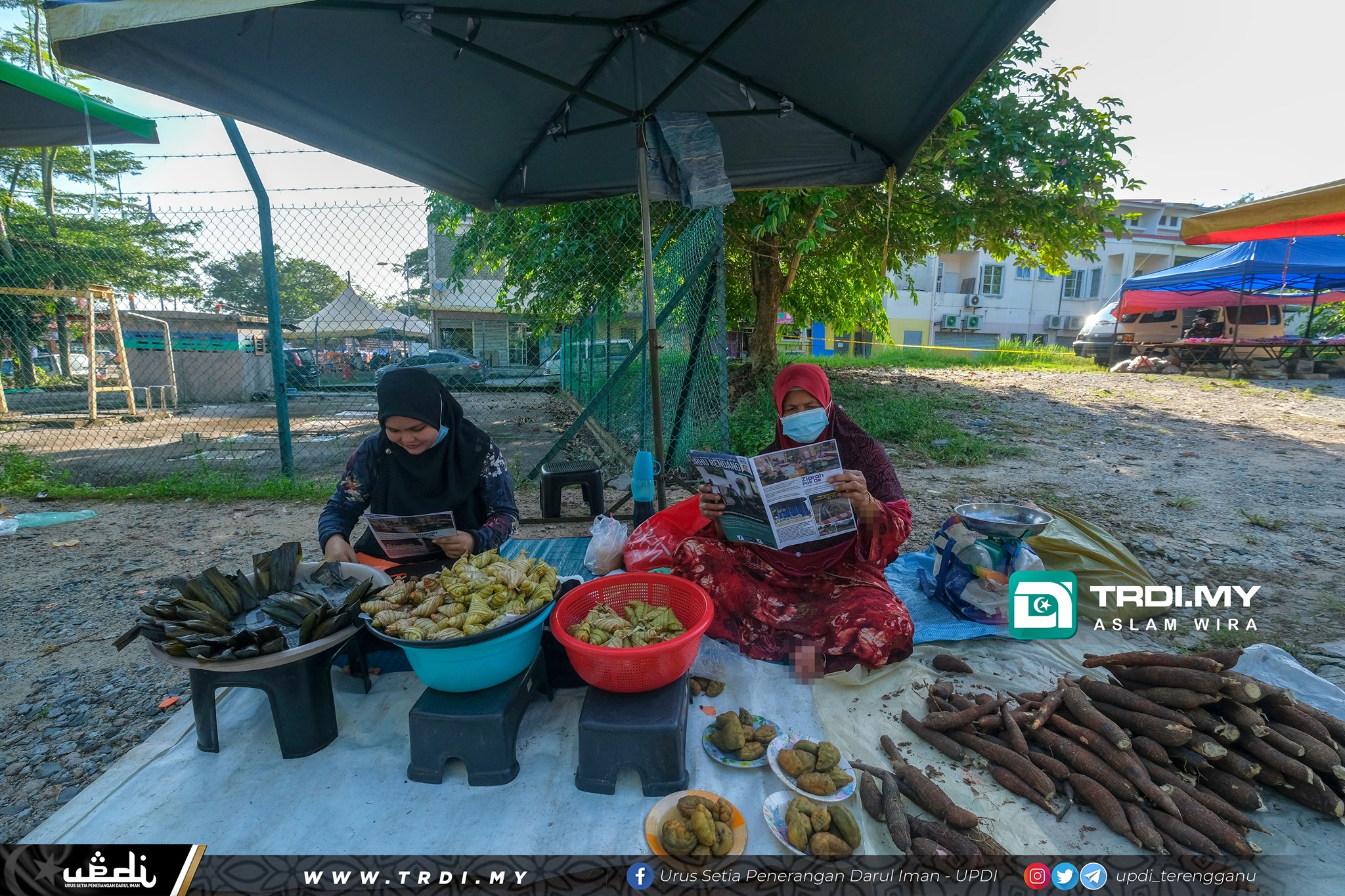 Peniaga Pasar Marang Kembali Ke Tempat Berniaga Asal