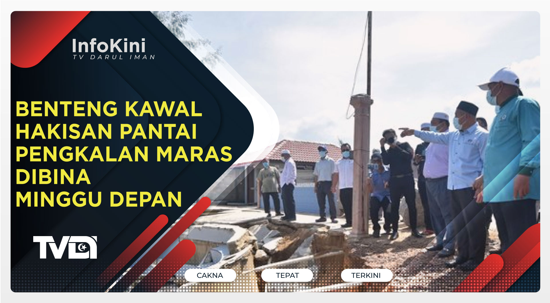 Benteng Kawal Hakisan Pantai Pengkalan Maras Dibina Minggu Depan
