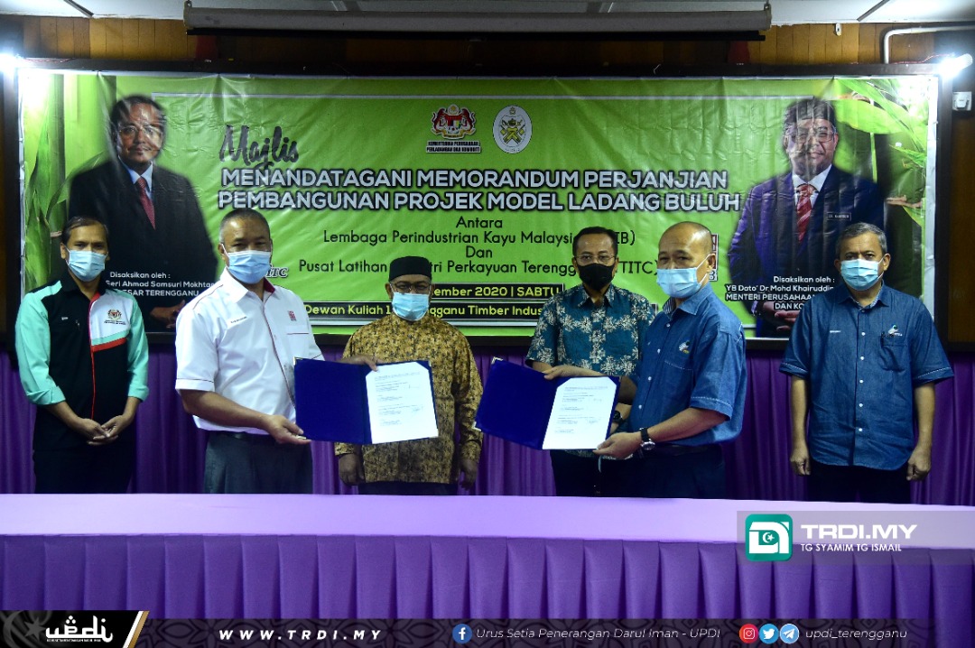 Kampung Teris Jadi Model Ladang Buluh Januari 2021