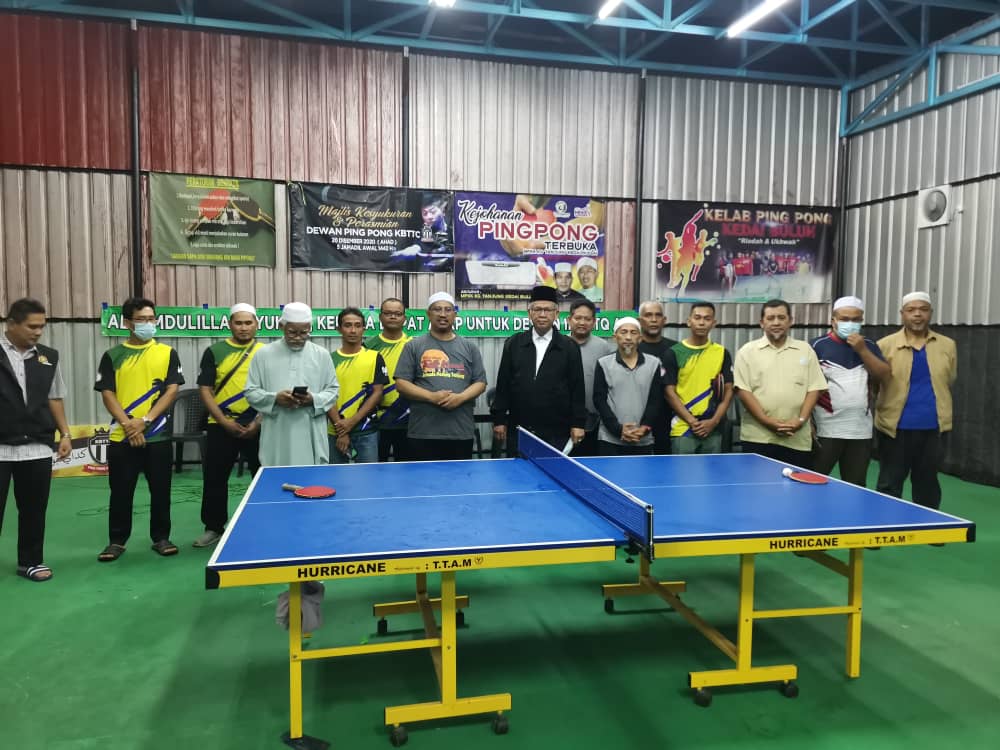 Gelanggang Ping Pong Pekan Kedai Buloh Mula Beroperasi