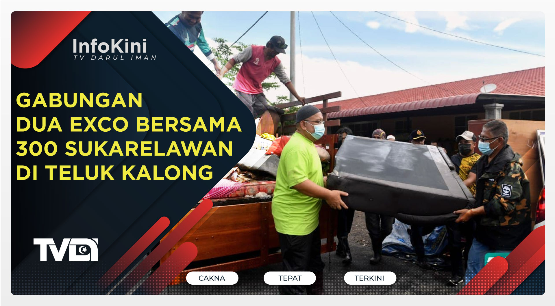 Gabungan Dua Exco Bersama 300 Sukarelawan Di Teluk Kalong