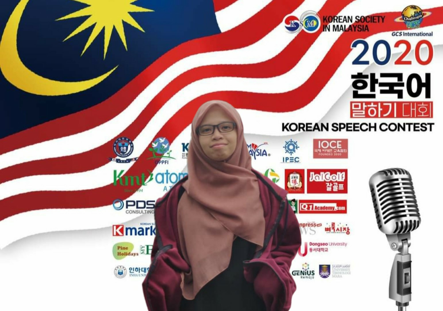 Anak Terengganu Juara Pertandingan Pidato Bahasa Korea 2020