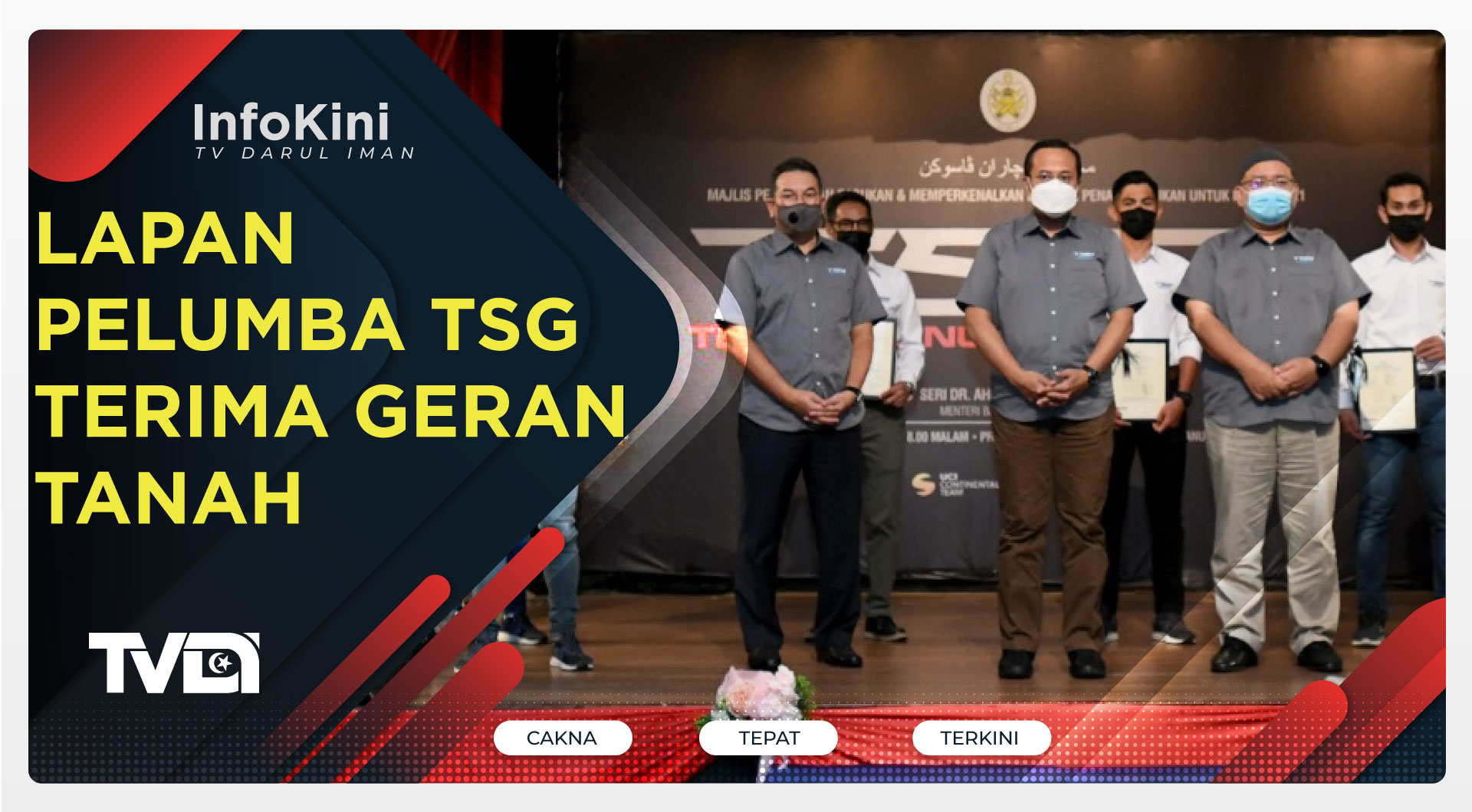 Lapan Pelumba TSG Terima Geran Tanah