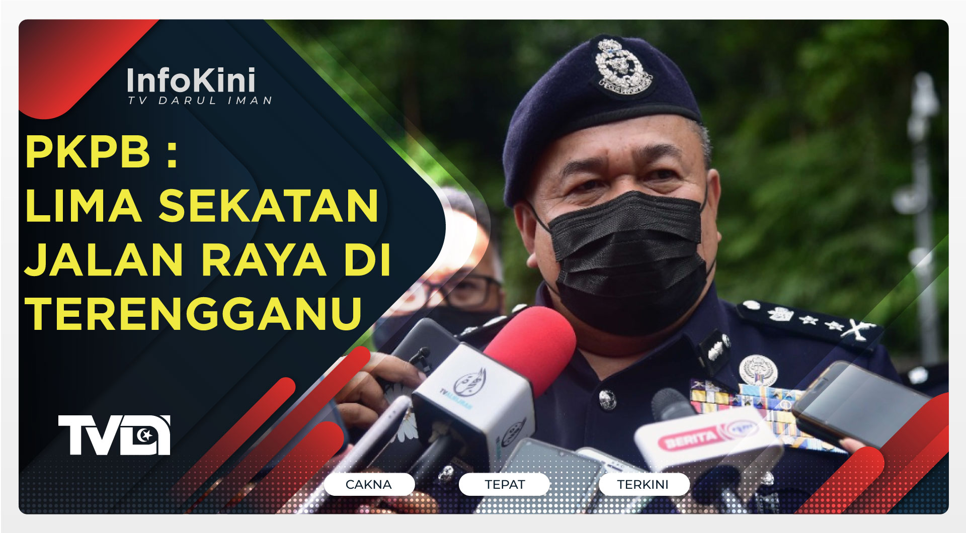 PKPB: Lima Sekatan Jalan Raya Di Terengganu