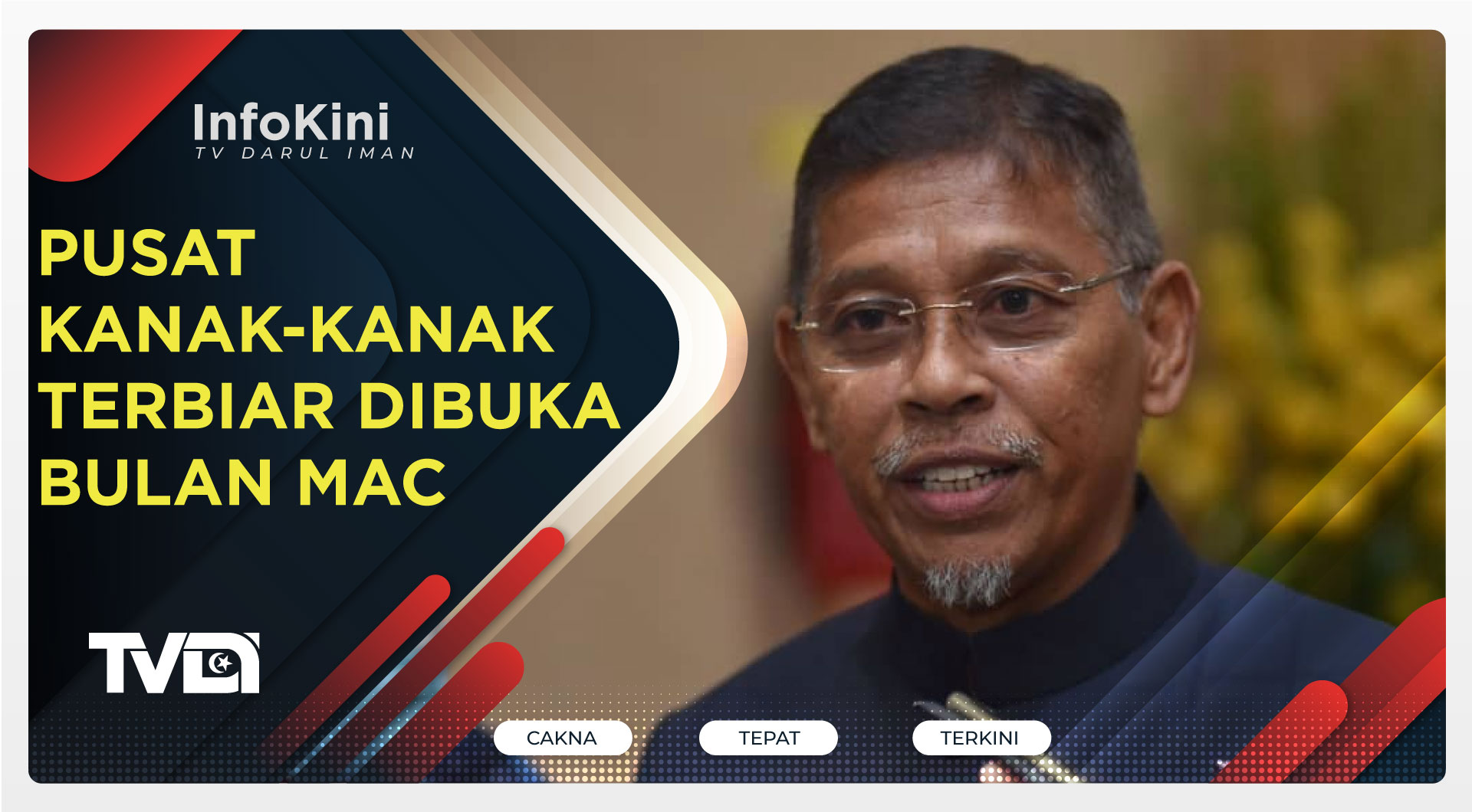 Pusat Kanak-kanak Terbiar Dibuka Bulan Mac