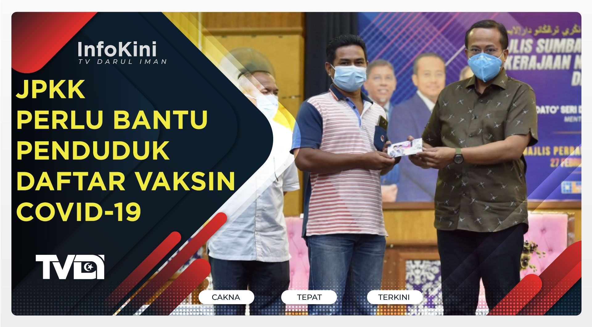JPKK Perlu Bantu Penduduk Daftar Vaksin COVID-19
