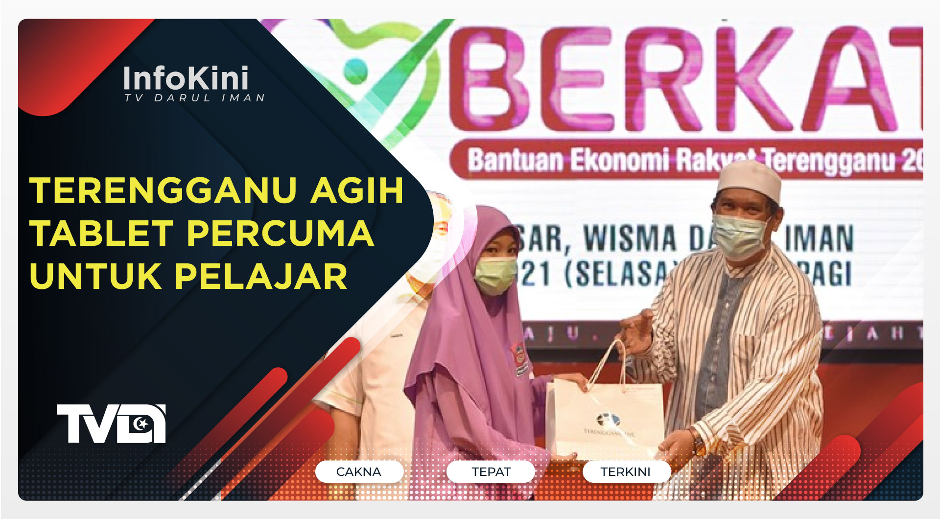 Terengganu Agih Tablet Percuma Untuk Pelajar