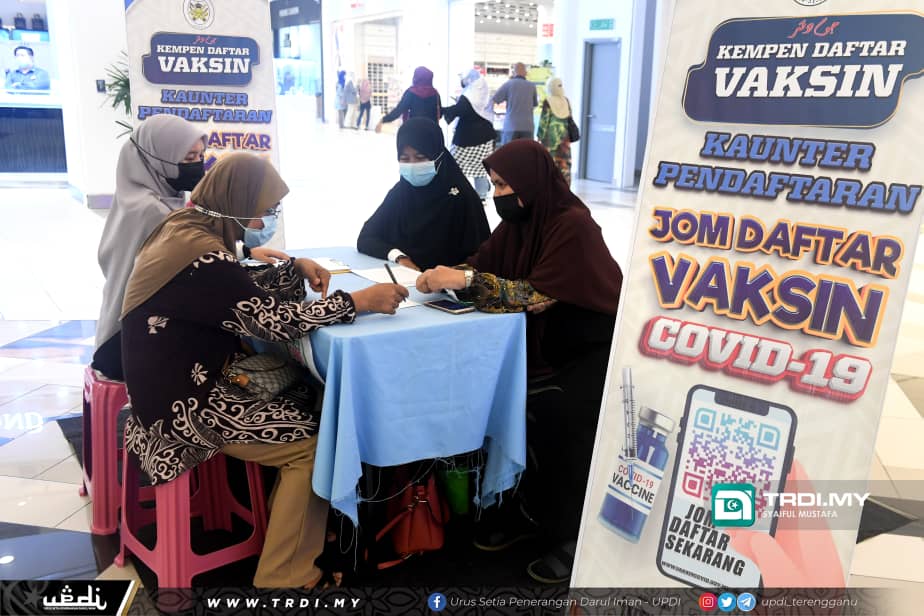 UBSNT Buka Kaunter Di KTCC, Galak Masyarakat Daftar Vaksin