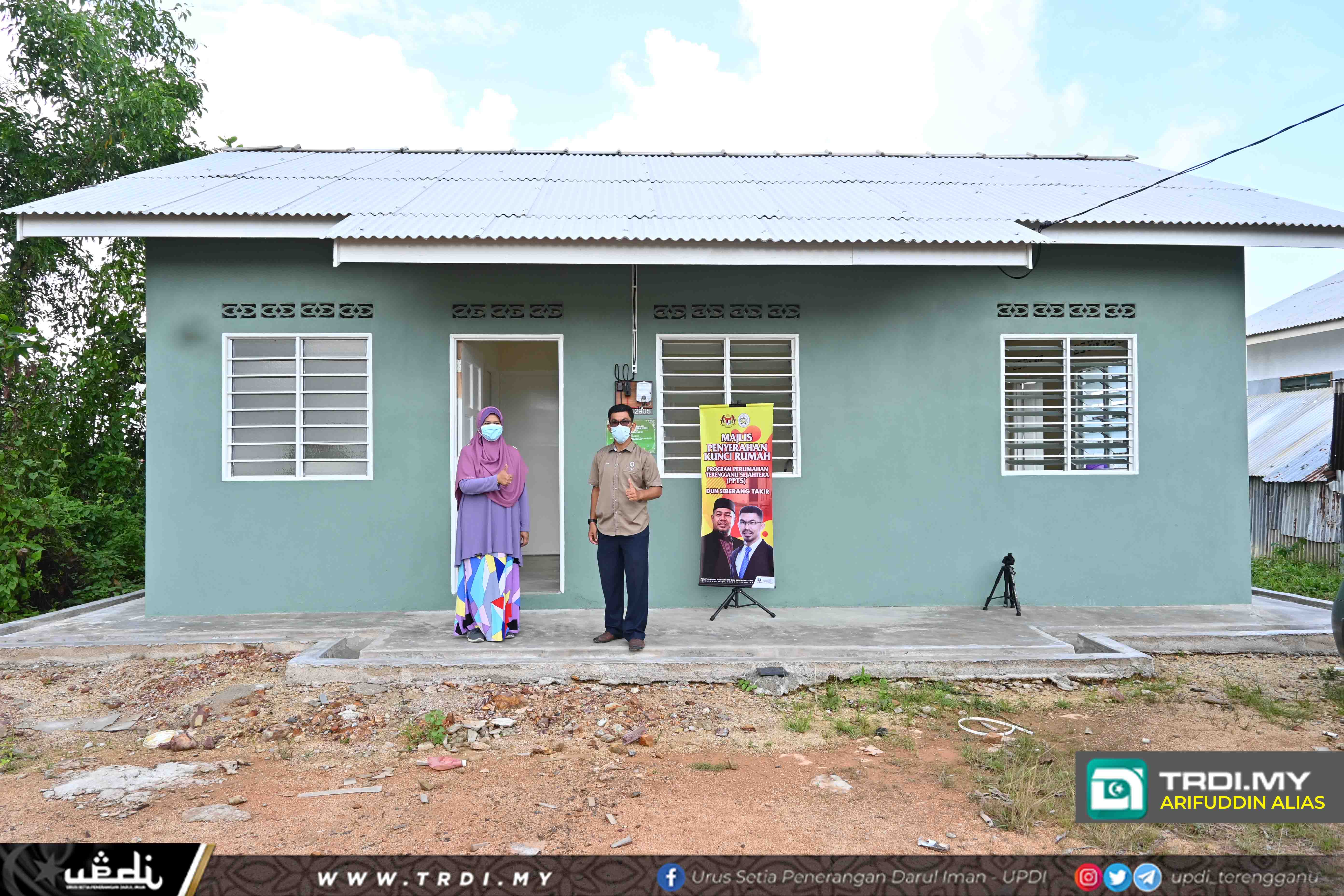 Asiah Sebak Dapat Beraya Di Rumah Baharu
