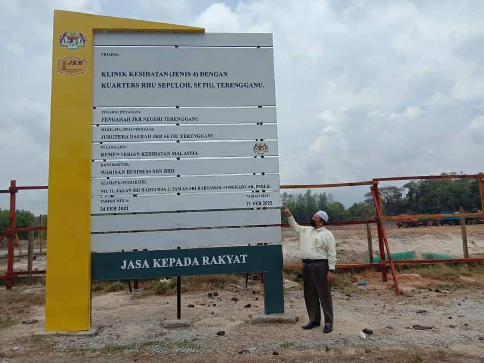 Penduduk Rhu 10 Lega Bakal Terima Klinik Baharu