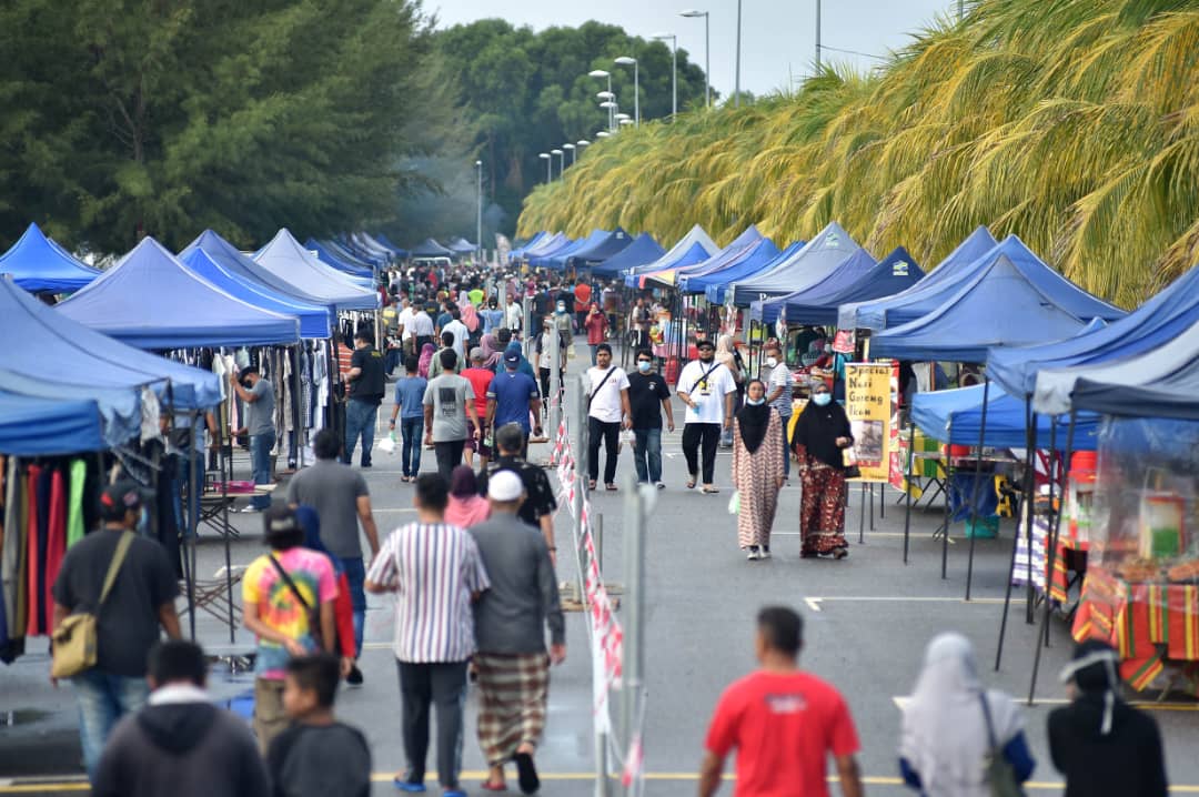 Peniaga Positif COVID-19, Dua Bazar Di Besut Ditutup