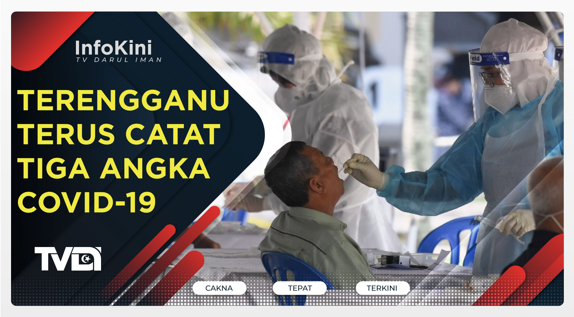 Terengganu Terus Catat Tiga Angka COVID-19