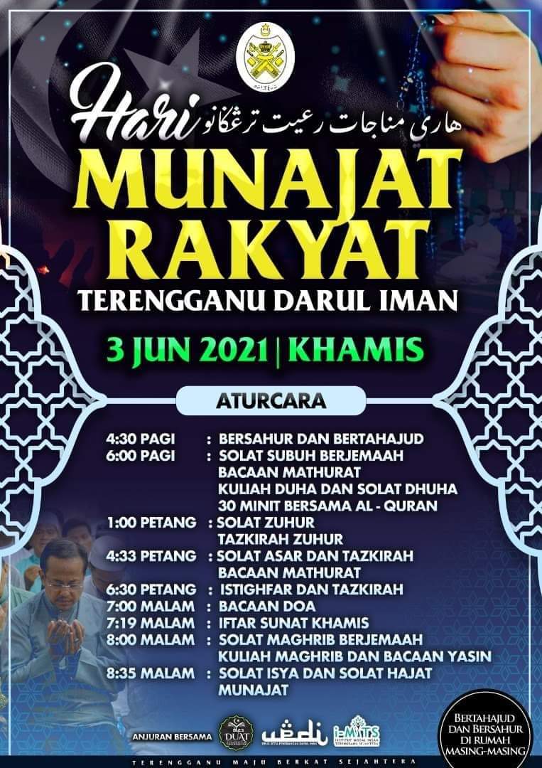 Terengganu Anjur Hari Munajat Rakyat Esok