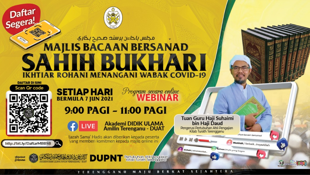 Bacaan Bersanad Sahih Bukhari Ikhtiar Tangani COVID-19