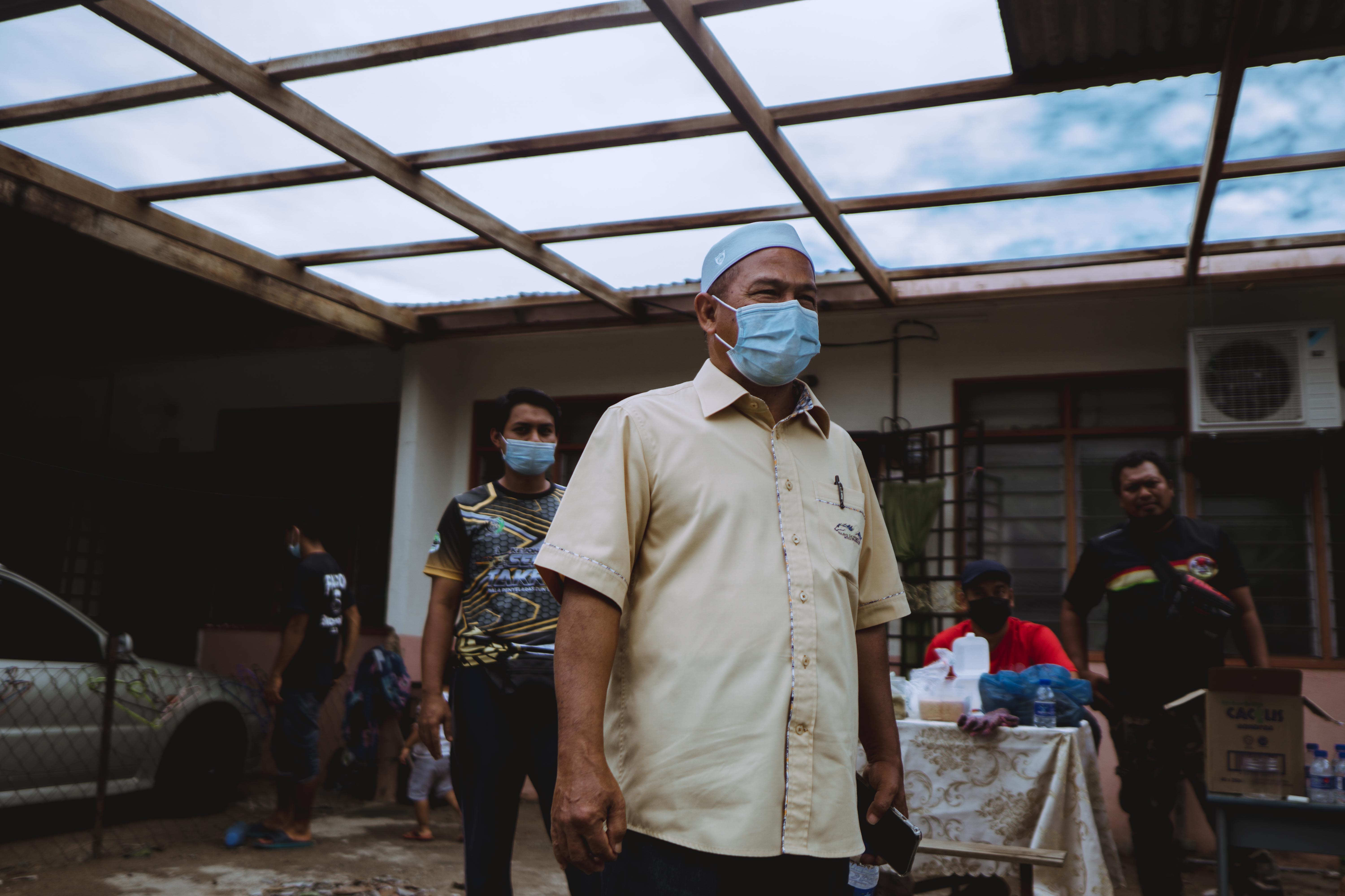 Perumahan Padang Setengge Dibadai Ribut Akan Dibaik Pulih