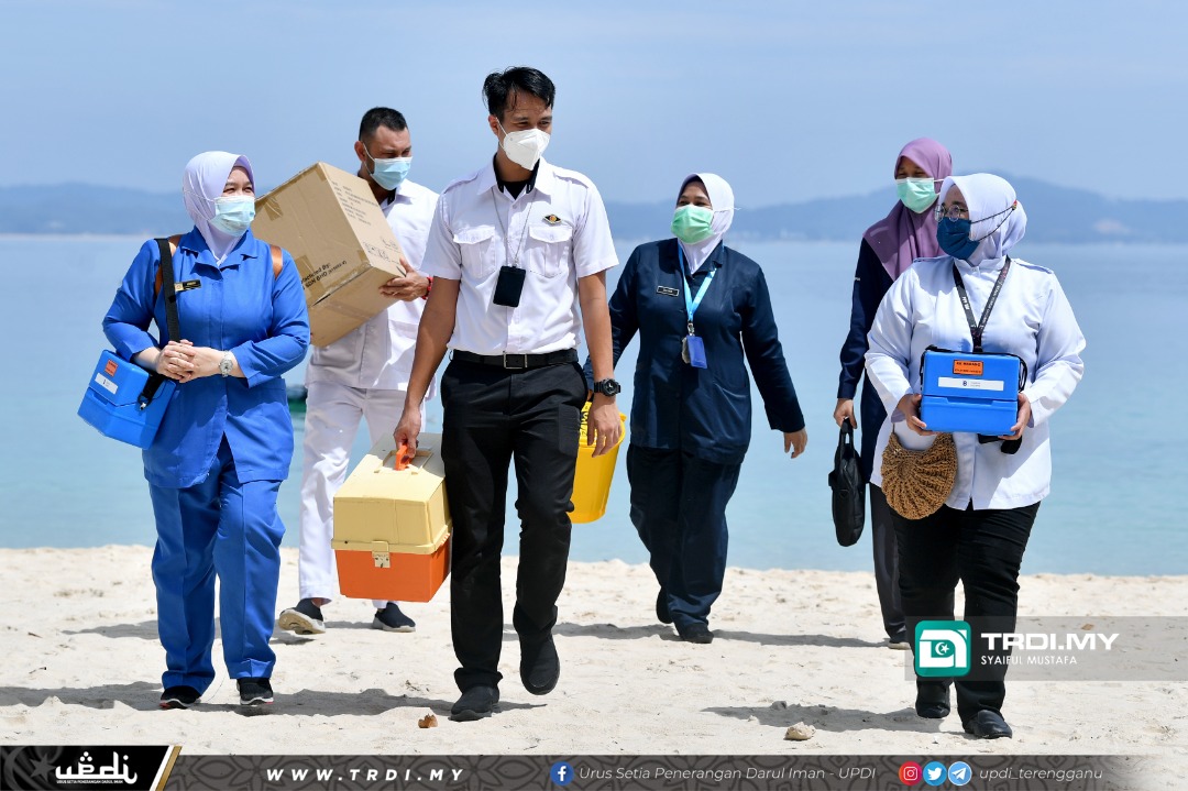 JKNT Sasar 10,000 Penduduk Pulau Terima Vaksin