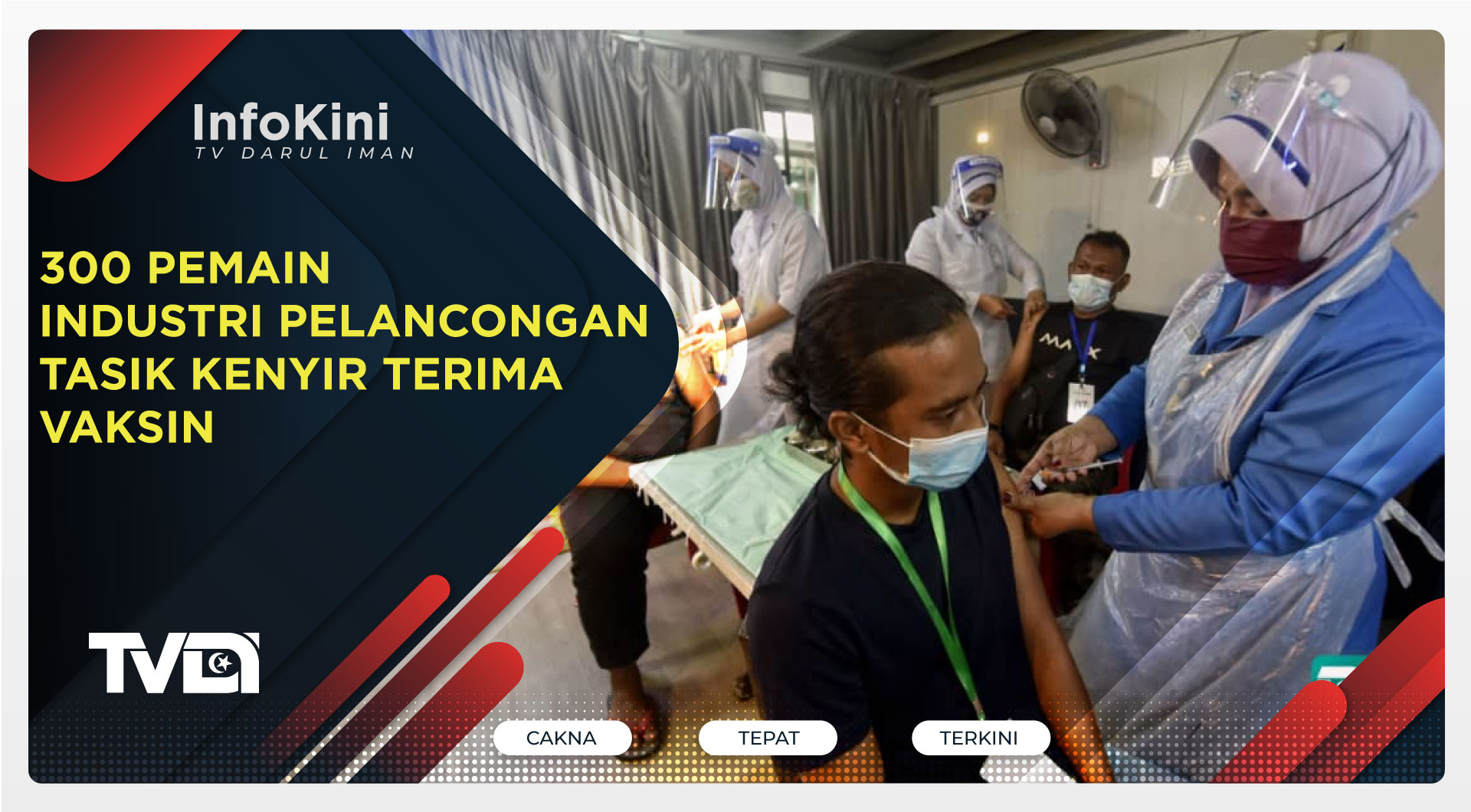 300 Pemain Industri Pelancongan Tasik Kenyir Terima Vaksin