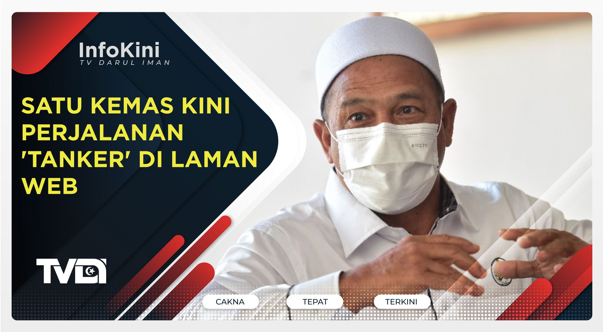 SATU Kemas Kini Perjalanan 'Tanker' Di Laman Web
