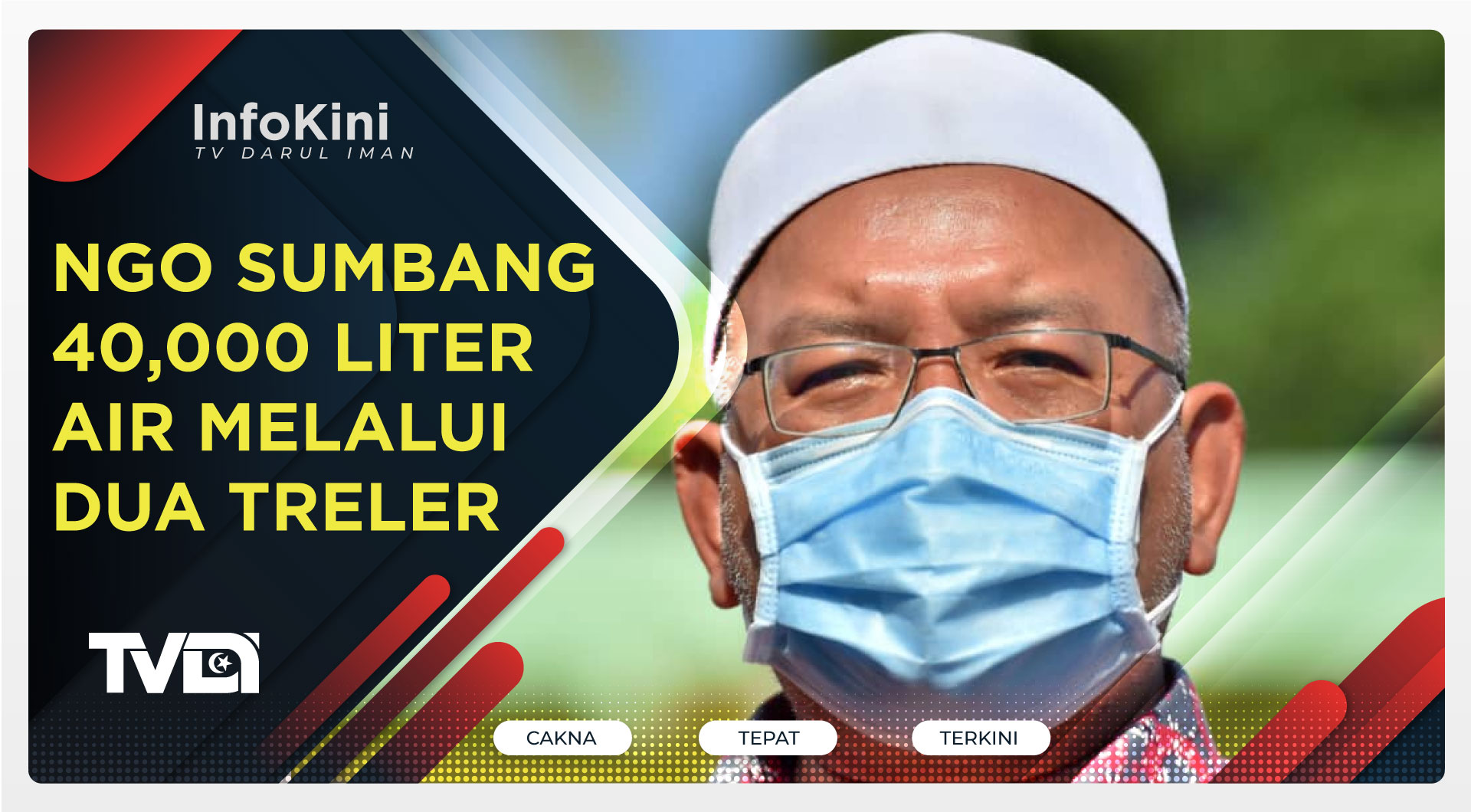 NGO Sumbang 40,000 Liter Air Melalui Dua Treler