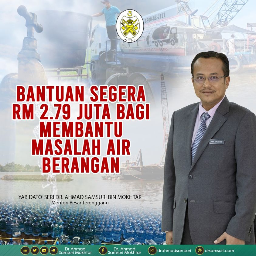 Bantuan Segera RM 2.79 Juta Bagi Membantu Masalah Air Berangan
