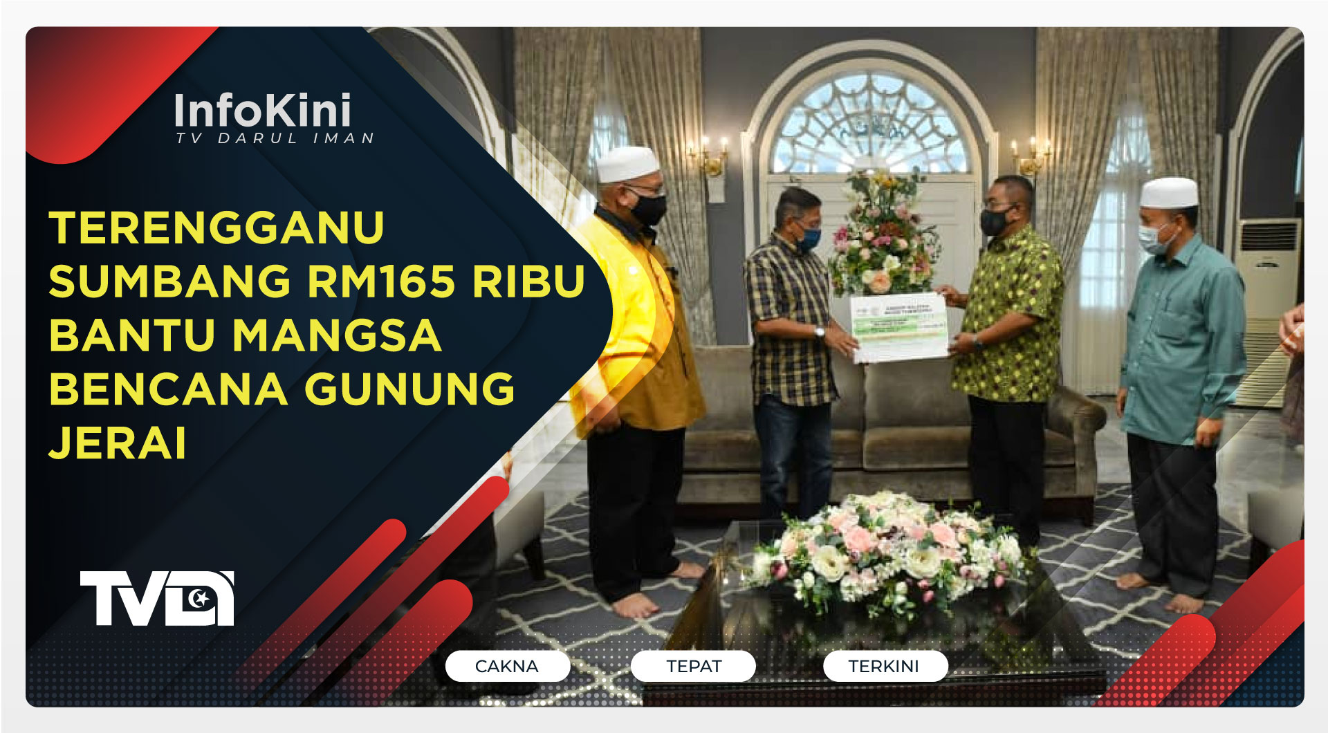 Terengganu Sumbang RM165 Ribu Bantu Mangsa Bencana Gunung Jerai