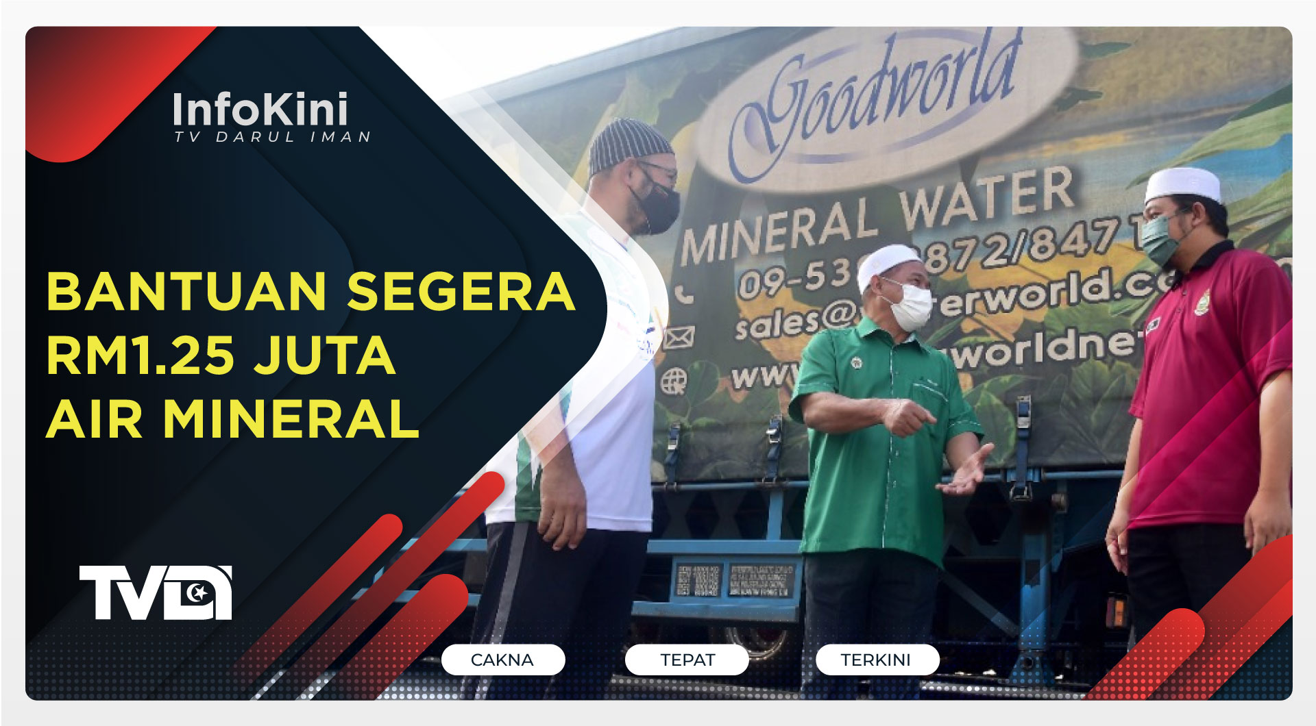 Bantuan Segera RM1.25 Juta Air Mineral