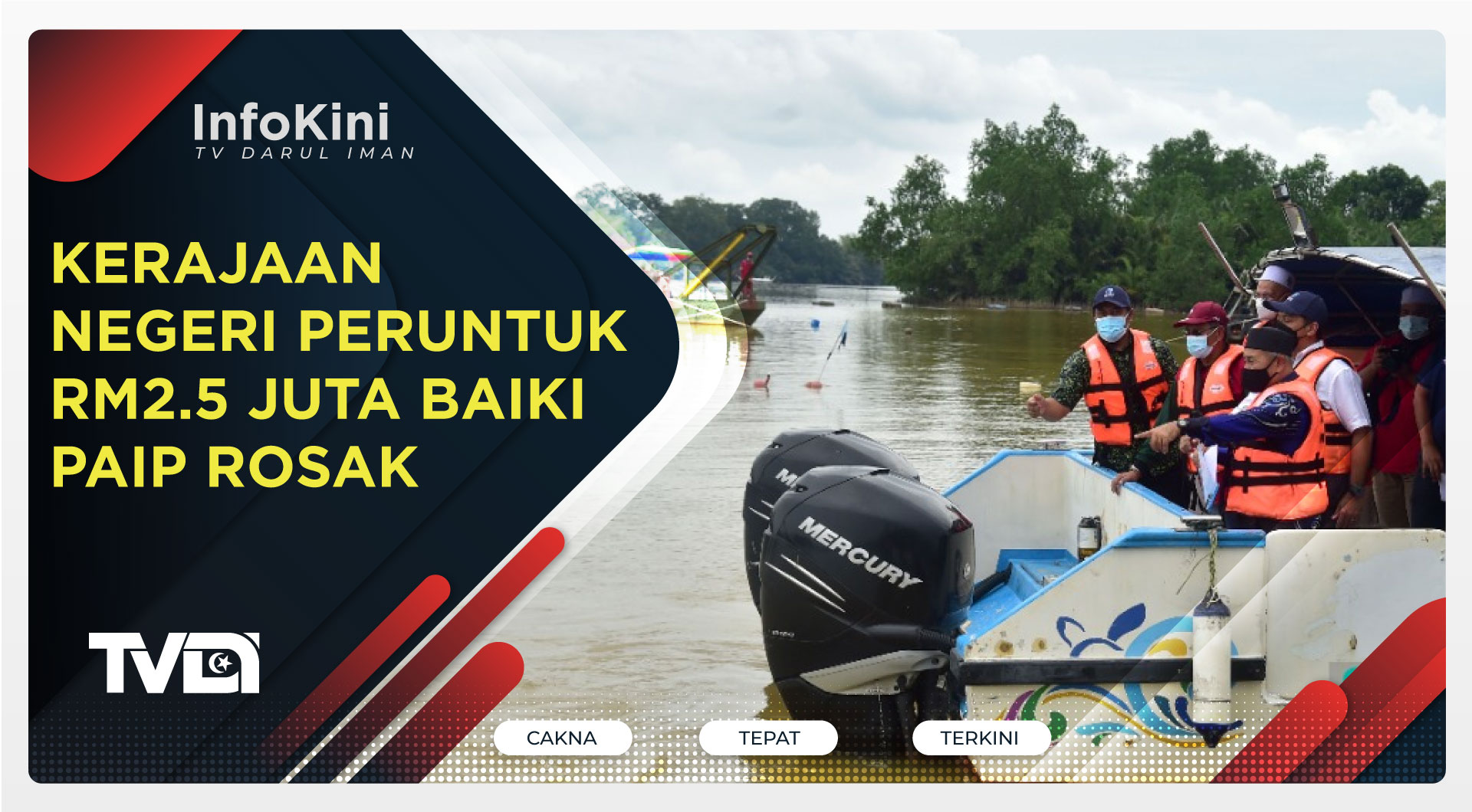 Kerajaan Negeri Peruntuk RM2.5 Juta Baiki Paip Rosak