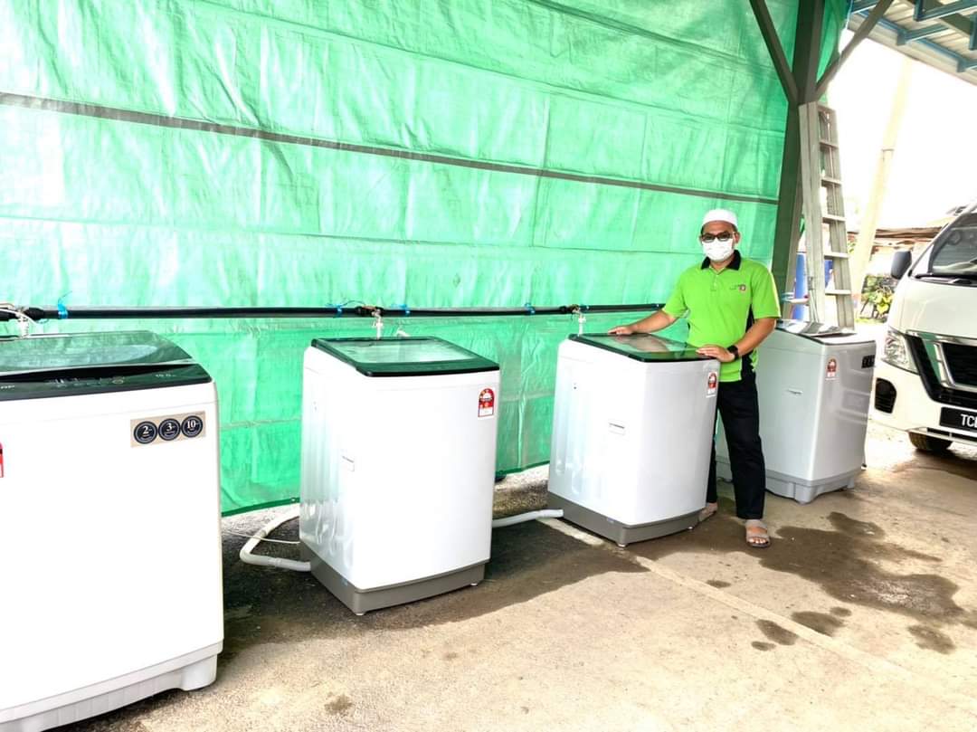 ADUN Sediakan Dobi Layan Diri Percuma Bantu Penduduk Terjejas