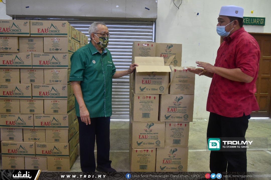 91 Ribu Kotak Air Mineral Telah Diagihkan
