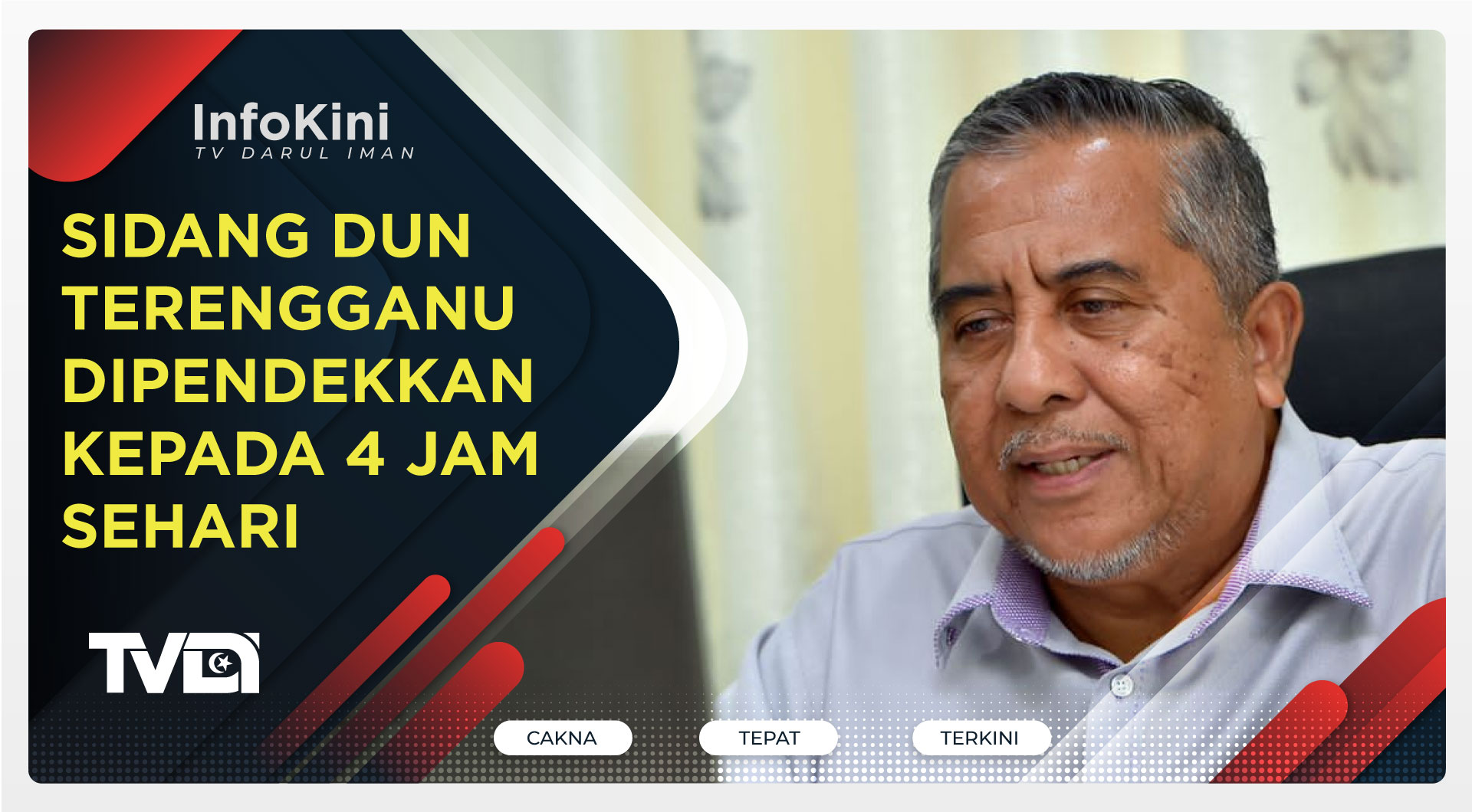 Sidang DUN Terengganu Dipendekkan Kepada 4 Jam Sehari