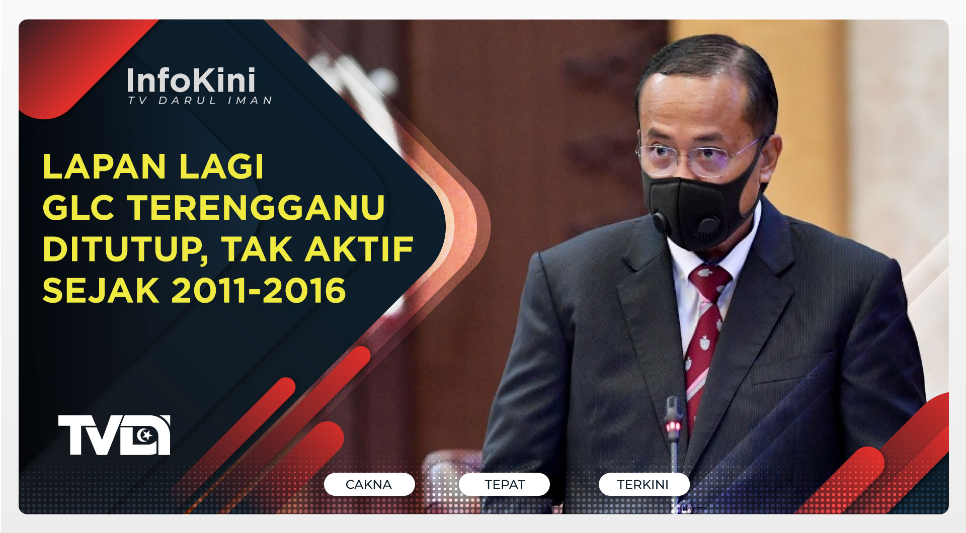 Lapan Lagi GLC Terengganu Ditutup, Tak Aktif Sejak 2011-2016