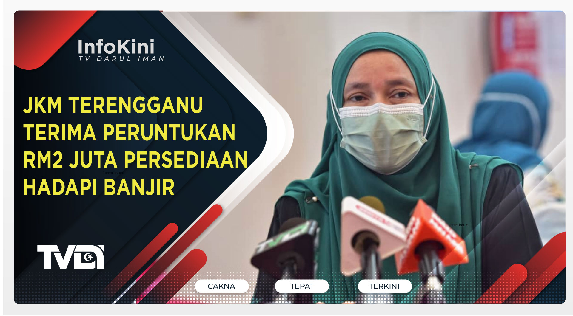 JKM TERENGGANU TERIMA PERUNTUKAN RM2 JUTA PERSEDIAAN HADAPI BANJIR