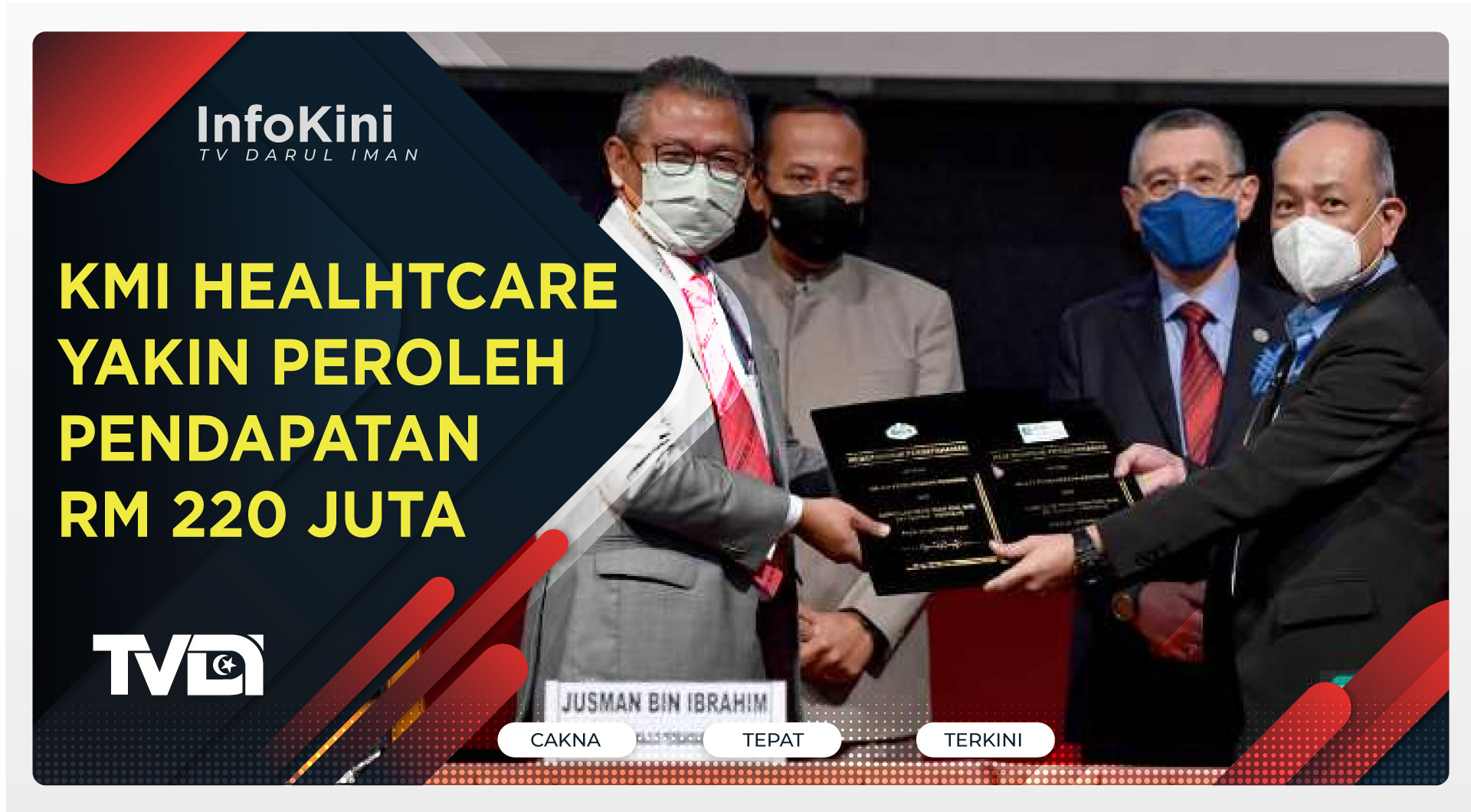 KMI HEALHTCARE YAKIN PEROLEH PENDAPATAN RM 220 JUTA
