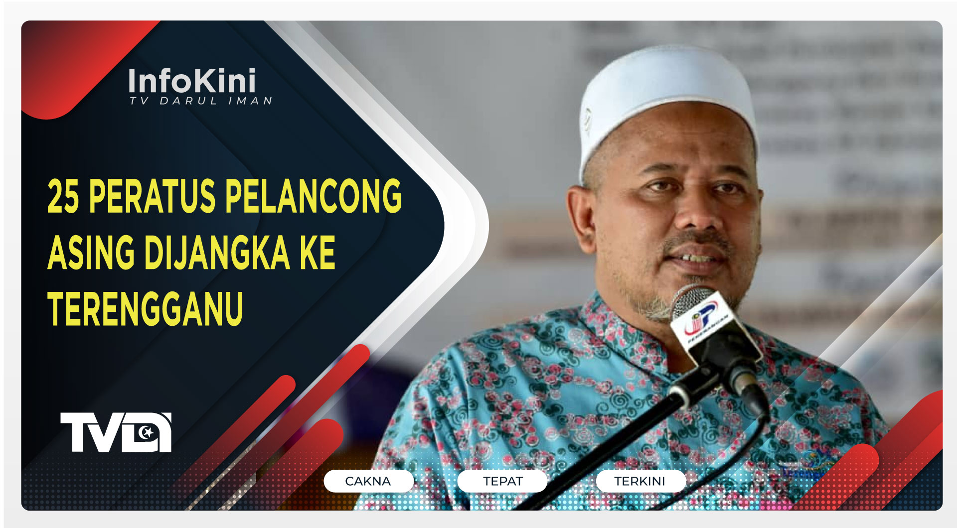 25 PERATUS PELANCONG ASING DIJANGKA KE TERENGGANU