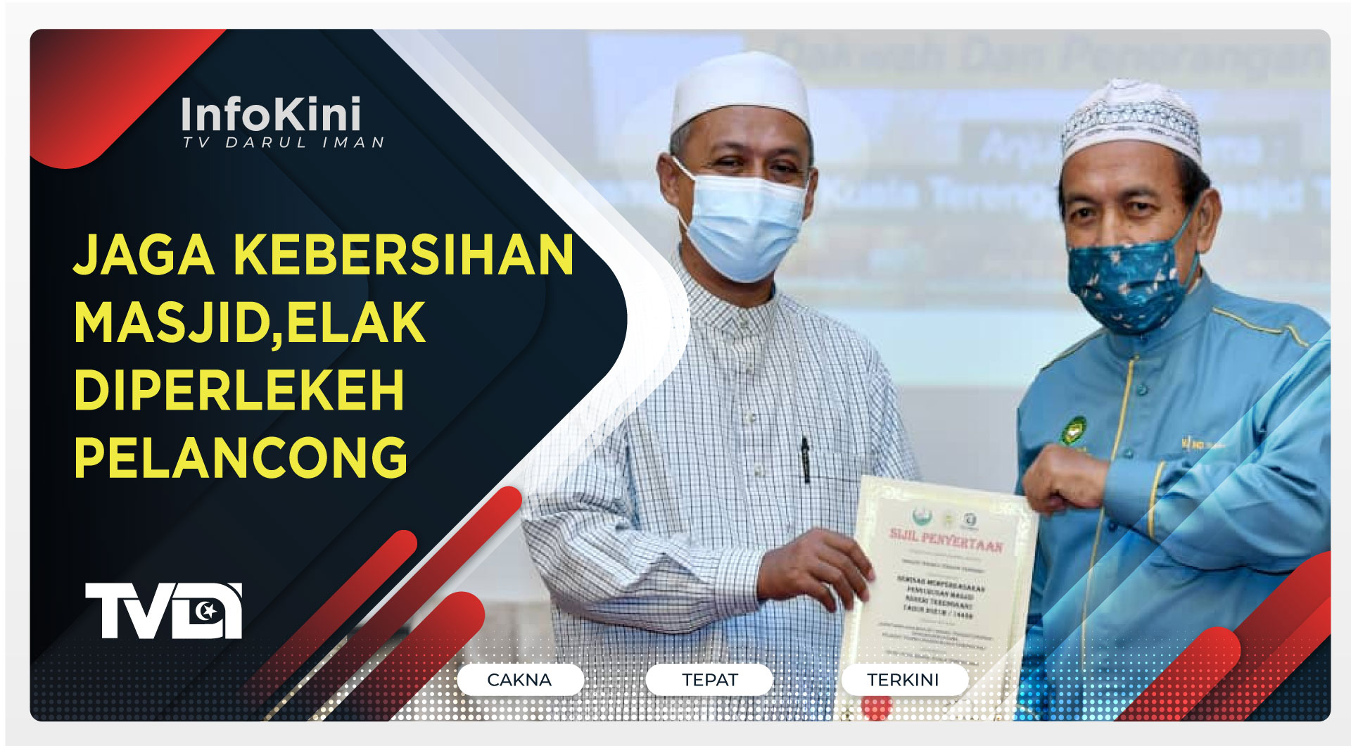 JAGA KEBERSIHAN MASJID,ELAK DIPERLEKEH PELANCONG