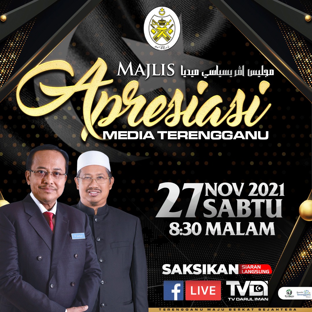 Apresiasi Media Terengganu 2021 Tawar Hadiah RM114,000