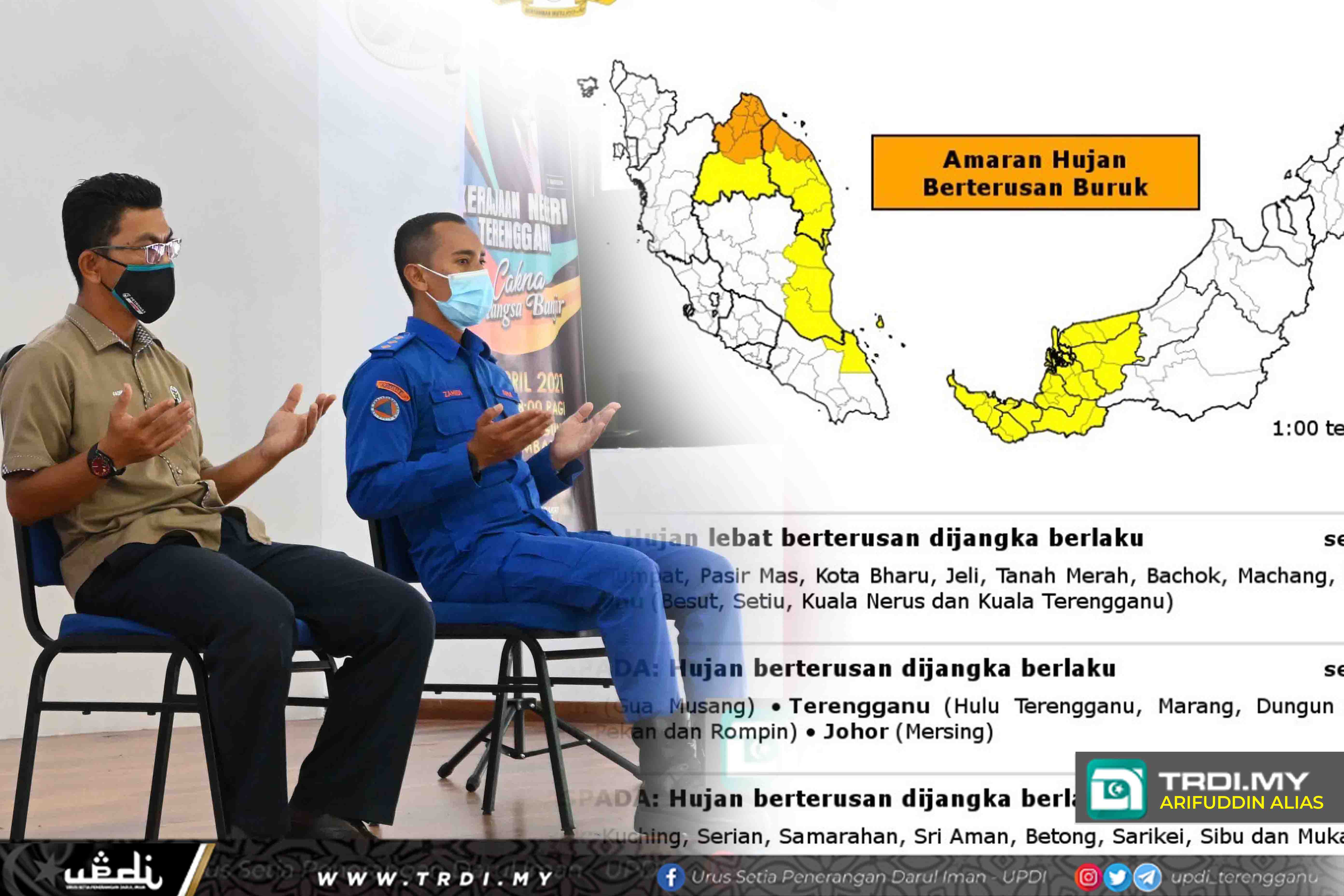 Musim Tengkujuh : Penduduk Seberang Takir Dinasihat Terus Berwaspada