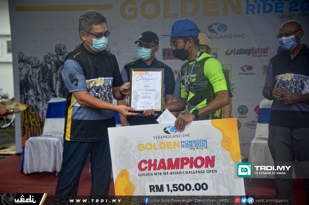 Shahrul Juara Golden Monsoon Ride 2021