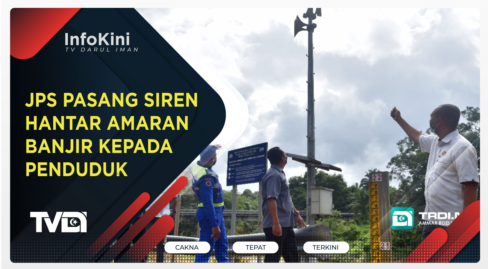 JPS Pasang Siren Hantar Amaran Banjir Kepada Penduduk