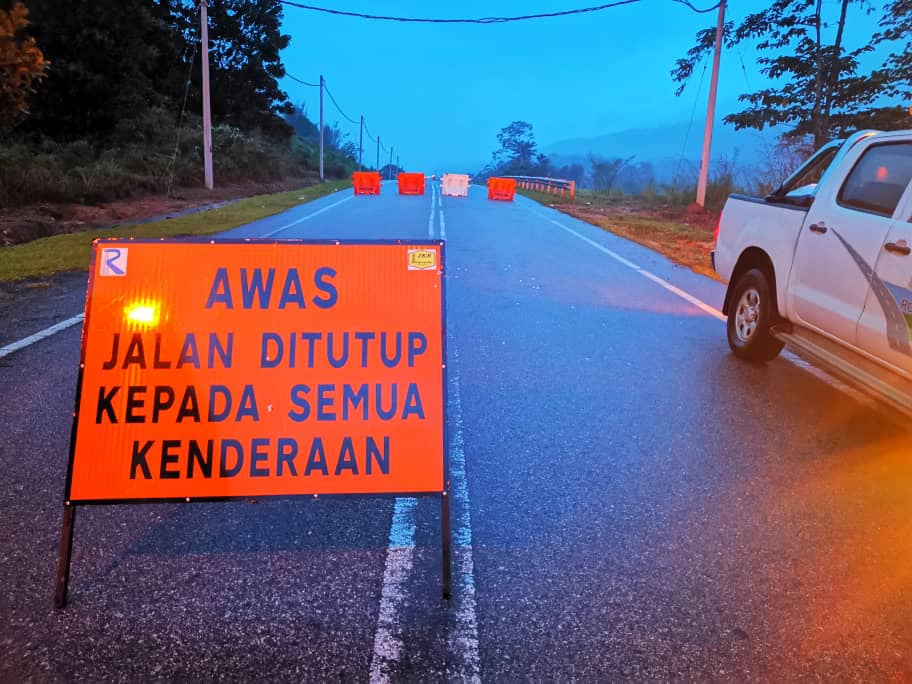 Laluan Mendap, Jalan Tepus-Kuala Jengai Ditutup