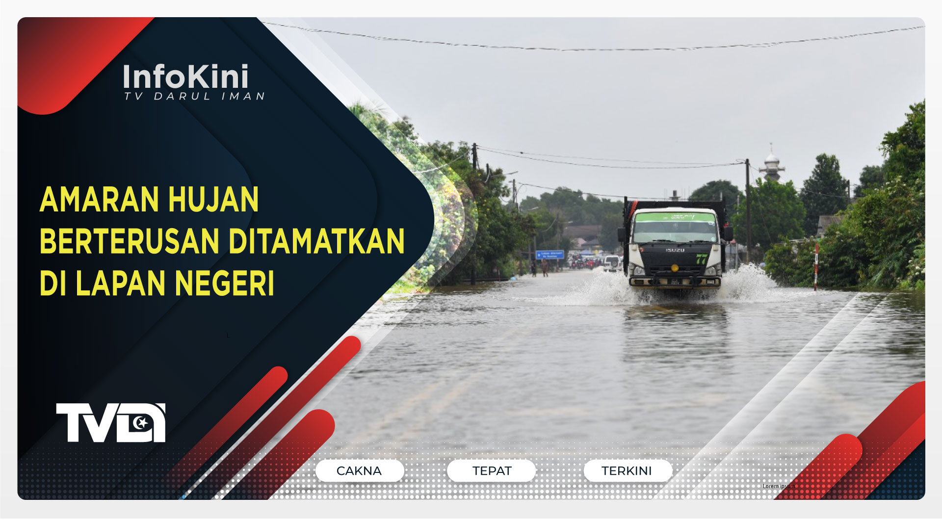 Amaran Hujan Berterusan Ditamatkan Di Lapan Negeri
