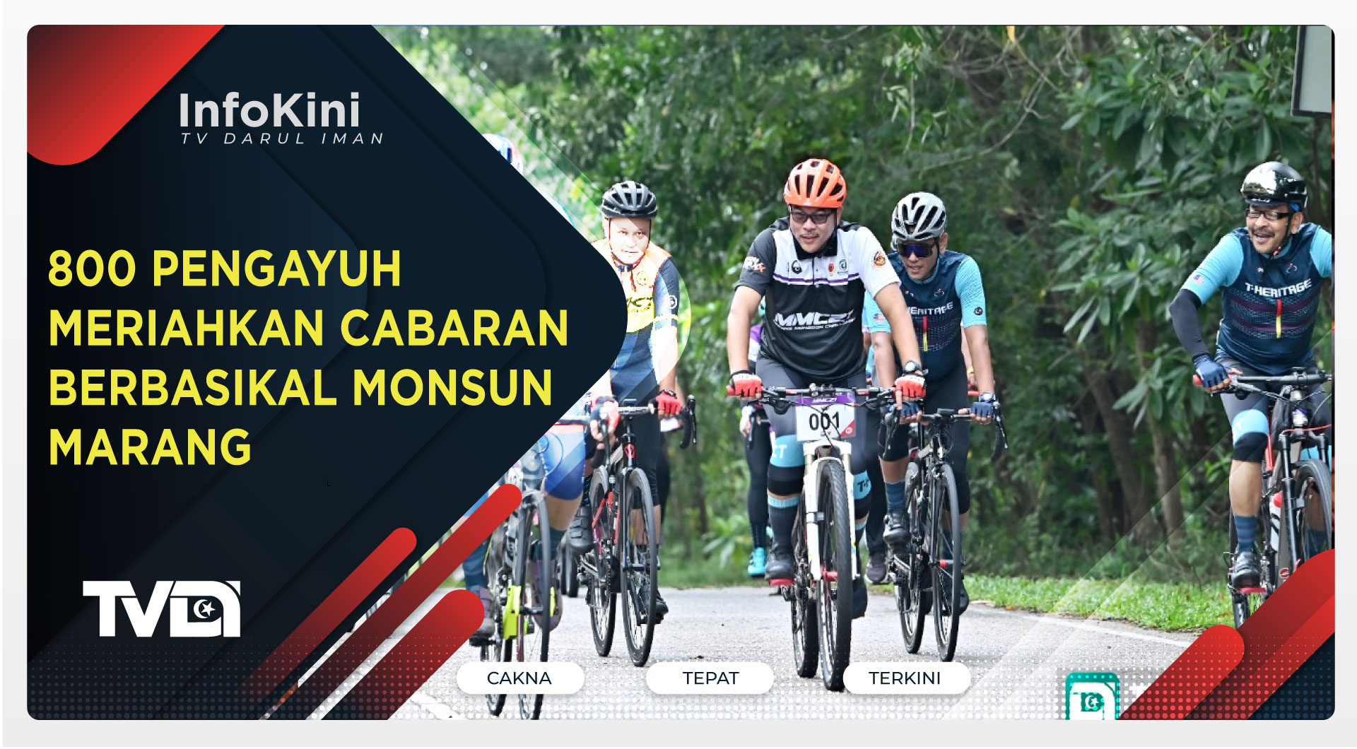 800 Pengayuh Meriahkan Cabaran Berbasikal Monsun Marang